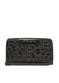 Armani Exchange Duży Portfel Damski XW001606 AF17290 UC001 Czarny ze sklepu MODIVO w kategorii Portfele damskie - zdjęcie 185602971