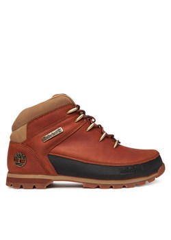 Timberland Trapery Euro Sprint Mid Lace TB0A2K84EJD1 Brązowy ze sklepu MODIVO w kategorii Buty zimowe męskie - zdjęcie 185602981