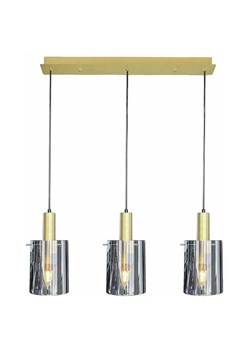 Potrójna lampa wisząca złota - K613-Arneco ze sklepu Edinos.pl w kategorii Dom - zdjęcie 185604242