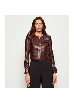 Elisabetta Franchi Skórzana kurtka | Cropped Fit ze sklepu Gomez Fashion Store w kategorii Kurtki damskie - zdjęcie 185605120
