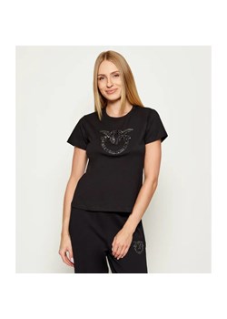 Pinko T-shirt QUENTIN | Regular Fit ze sklepu Gomez Fashion Store w kategorii Bluzki damskie - zdjęcie 185605170