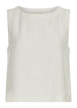 MOSS COPENHAGEN Top w kolorze białym ze sklepu Limango Polska w kategorii Bluzki damskie - zdjęcie 185605292