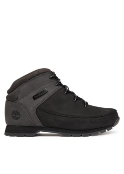 Trekkingi Timberland Euro Sprint Mid A1KAC Czarny ze sklepu eobuwie.pl w kategorii Buty trekkingowe męskie - zdjęcie 185605301