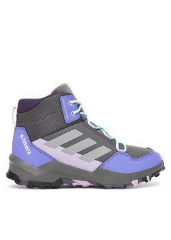 Trekkingi adidas Terrex Ax4r Mid JP9994 Fioletowy ze sklepu eobuwie.pl w kategorii Buty trekkingowe dziecięce - zdjęcie 185605310