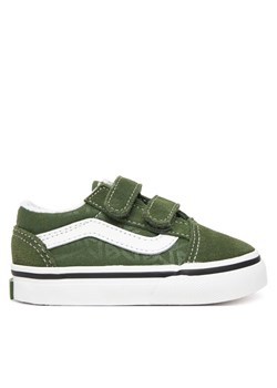 Tenisówki Vans Old Skool V VN000EE1Z3R1 Khaki ze sklepu eobuwie.pl w kategorii Trampki dziecięce - zdjęcie 185605382