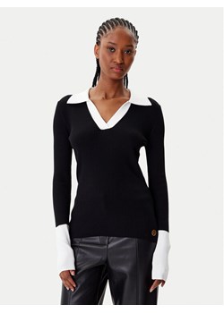 KARL LAGERFELD Sweter A4W18043 Czarny Slim Fit ze sklepu MODIVO w kategorii Swetry damskie - zdjęcie 185606234