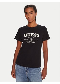 Guess T-Shirt V5BI02 KCBF1 Czarny Regular Fit - id: 0000305459466 - marki Guess - 185606243 Guess T-Shirt V5BI02 KCBF1 Czarny Regular Fit ze sklepu MODIVO w kategorii Bluzki damskie - zdjęcie 185606243