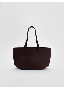 Reserved - Torebka shopper - ciemnobrązowy ze sklepu Reserved w kategorii Torebki damskie - zdjęcie 185608550