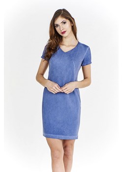 Sukienka FSU773 JEANSOWY jeans ze sklepu fokus.pl w kategorii Sukienki - zdjęcie 185610533