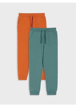 Sinsay - Spodnie dresowe 2 pack - zielony ze sklepu Sinsay w kategorii Spodnie chłopięce - zdjęcie 185615672