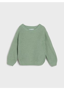 Sinsay - Sweter dziecięcy o grubym splocie - zielony ze sklepu Sinsay w kategorii Bluzy i swetry - zdjęcie 185615791