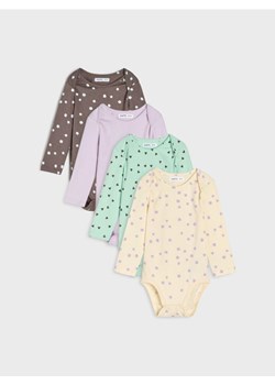 Sinsay - Body 4 pack - kremowy ze sklepu Sinsay w kategorii Body niemowlęce - zdjęcie 185615852