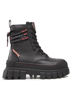 Trapery Palladium Revolt Boot Lth 97240-010-M Czarny ze sklepu eobuwie.pl w kategorii Workery damskie - zdjęcie 185616022