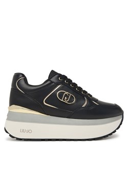 Sneakersy Liu Jo Plus 01 BF5011 P0102 Czarny ze sklepu eobuwie.pl w kategorii Buty sportowe damskie - zdjęcie 185616040