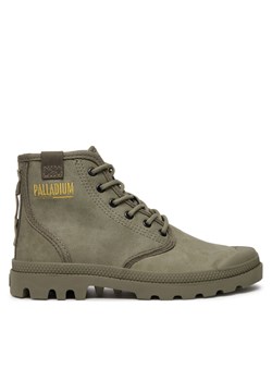 Trapery Palladium PAMPA HI COATED 74375-377-M Szary ze sklepu eobuwie.pl w kategorii Workery damskie - zdjęcie 185616043