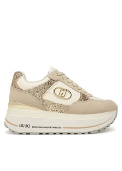 Sneakersy Liu Jo Plus 01 BF5011 PX078 Beżowy ze sklepu eobuwie.pl w kategorii Buty sportowe damskie - zdjęcie 185616060