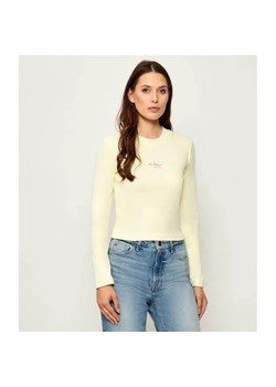Calvin Klein Jeans Bluzka | Cropped Fit - id: CJ255W000005Y03 - marki Calvin Klein - 185617671 Calvin Klein Jeans Bluzka | Cropped Fit ze sklepu Gomez Fashion Store w kategorii Bluzki damskie - zdjęcie 185617671