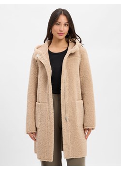 Marie Lund Damski płaszcz dwustronny Kobiety beżowy jednolity ze sklepu vangraaf w kategorii Płaszcze damskie - zdjęcie 185620513