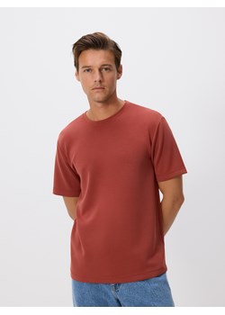 Reserved - T-shirt regular z modalem - miedziany ze sklepu Reserved w kategorii T-shirty męskie - zdjęcie 185620690
