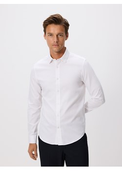 Reserved - Bawełniana koszula super slim fit - biały ze sklepu Reserved w kategorii Koszule męskie - zdjęcie 185620721
