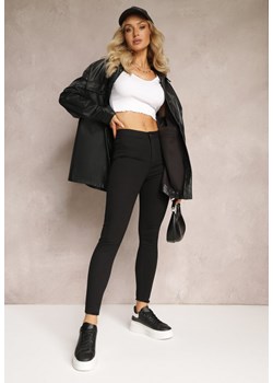 Czarne Spodnie Skinny Iolochis ze sklepu renee.pl w kategorii Spodnie damskie - zdjęcie 185620800
