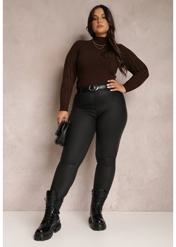 Czarne Spodnie Skinny Push Up Zilli ze sklepu renee.pl w kategorii Spodnie damskie - zdjęcie 185620820