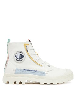 Trapery Palladium Pampa Underlayer 99183-116-M Biały ze sklepu eobuwie.pl w kategorii Workery damskie - zdjęcie 185621561