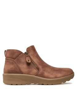 Botki Skechers Lovely Vibe 158952/MUSH Szary ze sklepu eobuwie.pl w kategorii Botki - zdjęcie 185621564