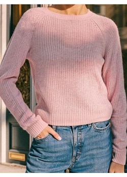 Sinsay - Basic sweter z długimi rękawami - różowy ze sklepu Sinsay w kategorii Swetry damskie - zdjęcie 185625191