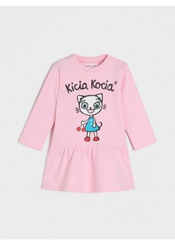 Sinsay - Sukienka Kitty Kotty - różowy ze sklepu Sinsay w kategorii Sukienki niemowlęce - zdjęcie 185625200