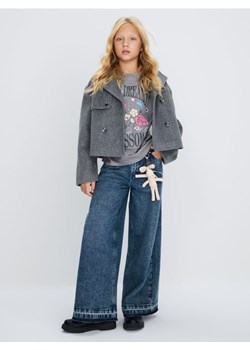 Sinsay - Jeansy wide leg - niebieski ze sklepu Sinsay w kategorii Spodnie dziewczęce - zdjęcie 185625253