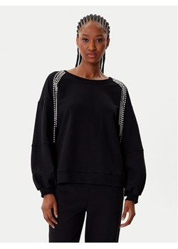 TWINSET Bluza 252LI2MCC Czarny Regular Fit ze sklepu MODIVO w kategorii Bluzy damskie - zdjęcie 185625654
