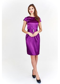 Sukienka FSU199 PURPUROWY ze sklepu fokus.pl w kategorii Sukienki - zdjęcie 185628572