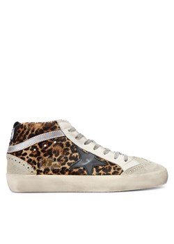 Sneakersy GOLDEN GOOSE Mid Star Classic GWF00122.F003766.81933 Brązowy ze sklepu eobuwie.pl w kategorii Buty sportowe damskie - zdjęcie 185630310