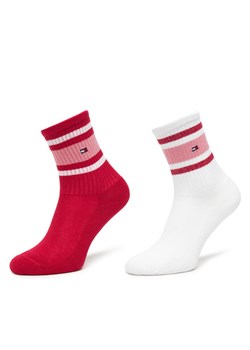 Zestaw 2 par wysokich skarpet dziecięcych Tommy Hilfiger 701229942 Różowy ze sklepu eobuwie.pl w kategorii Skarpetki dziecięce - zdjęcie 185630321