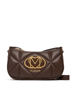 Torebka LOVE MOSCHINO JC4083PP0NLC0313 Brązowy ze sklepu eobuwie.pl w kategorii Kopertówki - zdjęcie 185630323