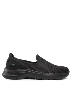 Półbuty Skechers Go Walk 6 216208/BBK Czarny ze sklepu eobuwie.pl w kategorii Buty sportowe męskie - zdjęcie 185630384