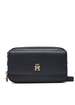 Tommy Hilfiger Torebka Th Icon AW0AW17680 Granatowy ze sklepu MODIVO w kategorii Listonoszki - zdjęcie 185630813
