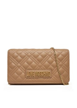 Torebka LOVE MOSCHINO JC4079PP0NLA0104 Beżowy ze sklepu eobuwie.pl w kategorii Kopertówki - zdjęcie 185631750