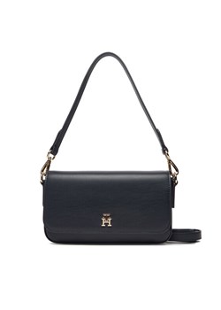 Torebka Tommy Hilfiger Th Icon Conv AW0AW17677 Granatowy ze sklepu eobuwie.pl w kategorii Listonoszki - zdjęcie 185631824