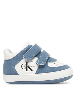 Sneakersy Calvin Klein Low Cut Velcro V0B9-83146-1755 Niebieski ze sklepu eobuwie.pl w kategorii Buciki niemowlęce - zdjęcie 185631863