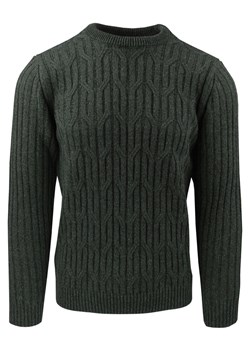 Męski Sweter, Okrągły Dekolt - M. Lasota - Oliwkowy SWLSTAedwardOLIW ze sklepu JegoSzafa.pl w kategorii Swetry męskie - zdjęcie 185633303