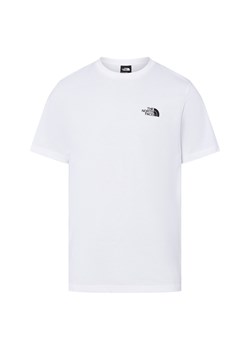 The North Face Koszulka męska Mężczyźni Bawełna biały jednolity ze sklepu vangraaf w kategorii T-shirty męskie - zdjęcie 185633324