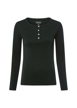 brookshire Damska koszulka z długim rękawem Kobiety Bawełna jodłowy jednolity ze sklepu vangraaf w kategorii Bluzki damskie - zdjęcie 185633331