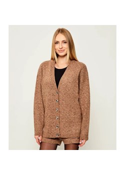 Pinko Wełniany kardigan MARCHE | Relaxed fit ze sklepu Gomez Fashion Store w kategorii Swetry damskie - zdjęcie 185633400