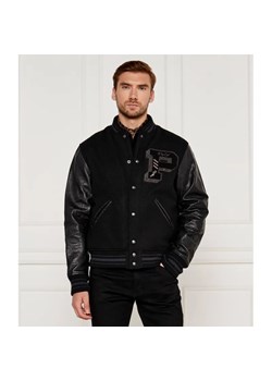 POLO RALPH LAUREN Wełniana kurtka bomber | Regular Fit | z dodatkiem skóry ze sklepu Gomez Fashion Store w kategorii Kurtki męskie - zdjęcie 185633660