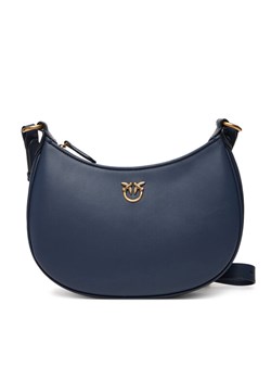 Torebka PINKO Half Moon Mini Fl Al 25-26 PLTT 102790 A0F1 Granatowy ze sklepu eobuwie.pl w kategorii Listonoszki - zdjęcie 185634041