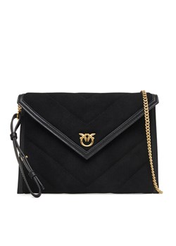 Torebka PINKO Flat Purse Handle AI 25-26 PCPL 104820 A2JH Czarny ze sklepu eobuwie.pl w kategorii Kopertówki - zdjęcie 185634090