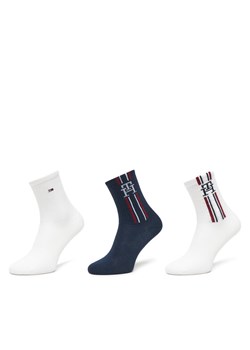 Zestaw 3 par wysokich skarpet dziecięcych Tommy Hilfiger 701236331 Granatowy ze sklepu eobuwie.pl w kategorii Skarpetki dziecięce - zdjęcie 185634133
