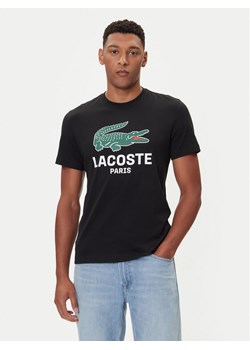 Lacoste T-Shirt TH5634 Czarny Regular Fit ze sklepu MODIVO w kategorii T-shirty męskie - zdjęcie 185634791